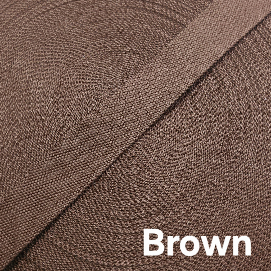 38mm (1.5") Cotton Canvas Solid Colours Webbing