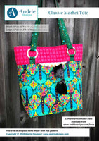 Classic Market Tote Andrie Designs Paper Pattern