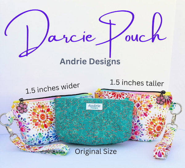 Darcie Pouch Andrie Designs Paper Pattern