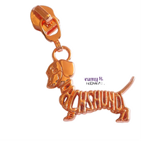 #5 Zipper Pull Dachshund Dog (Custom Designed)