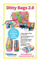 By Annie Ditty Bags 2.0 Papierschnittmuster 