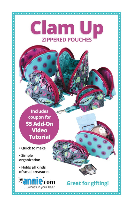 Av Annie Clam Up Paper Pattern
