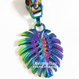 #5 Zipper Pull Monstera Leaf