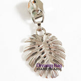 #5 Zipper Pull Monstera Leaf