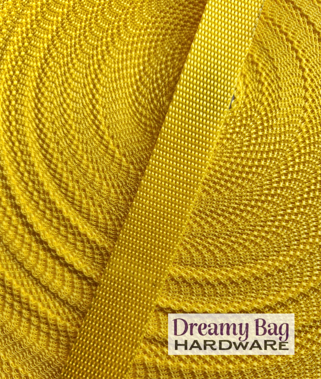 25mm (1") Poly Webbing Solid Colours