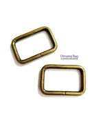38 mm (1,5 tommer) rektangulær ring