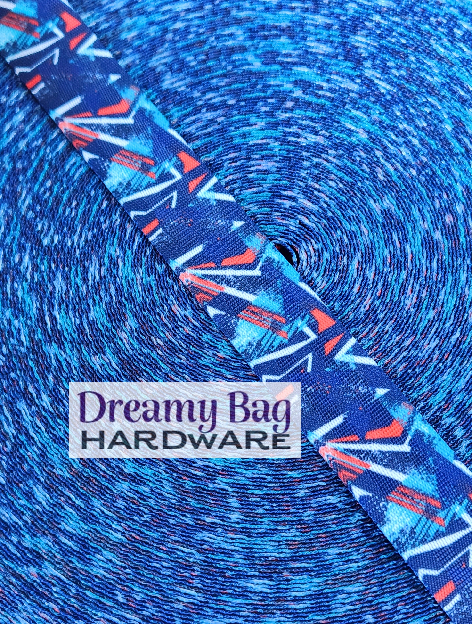 38mm (1.5") Seatbelt Webbing Printed Designs