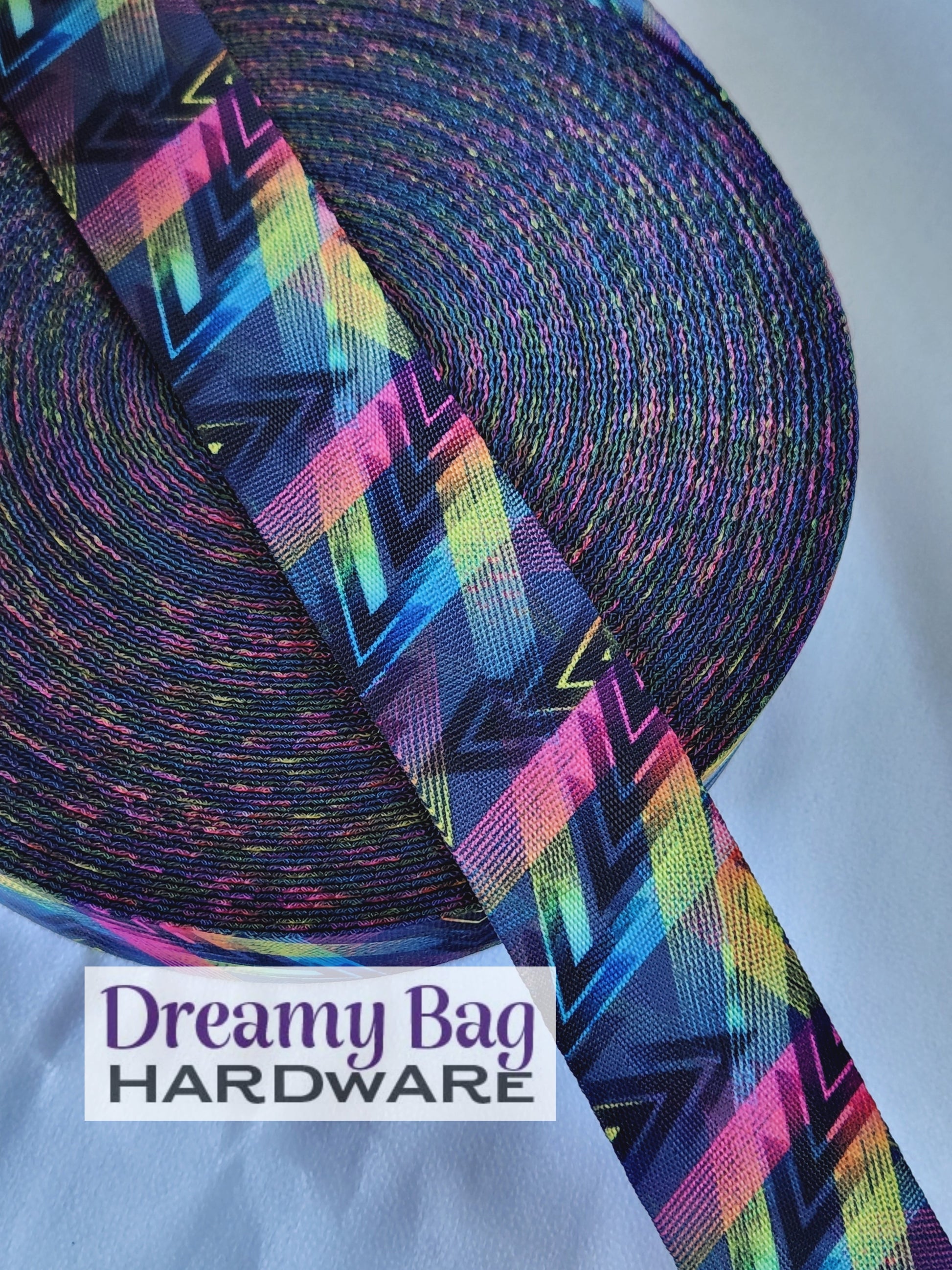 38mm (1.5") Seatbelt Webbing Printed Designs
