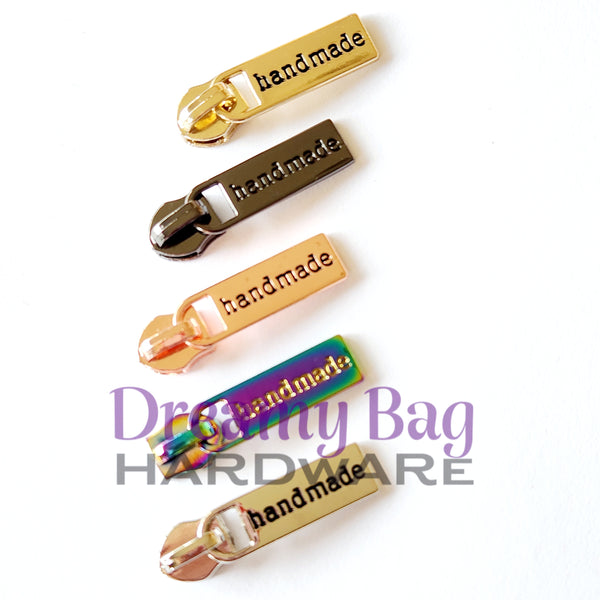 #5 Zipper Pull Slim Handmade