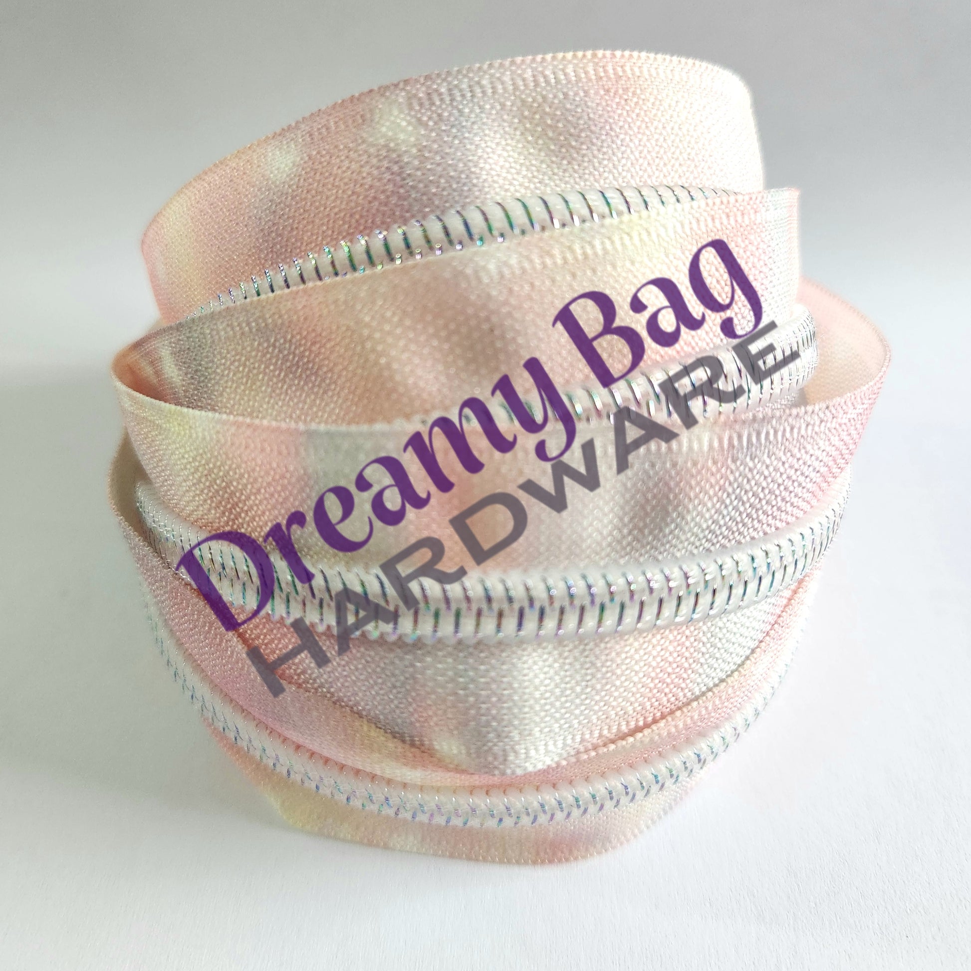 #5 Zipper Tape Pastel Tapes with nylon teeth