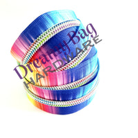 #5 Zipper Tape Ultra Bright Rainbow tapes with nylon teeth
