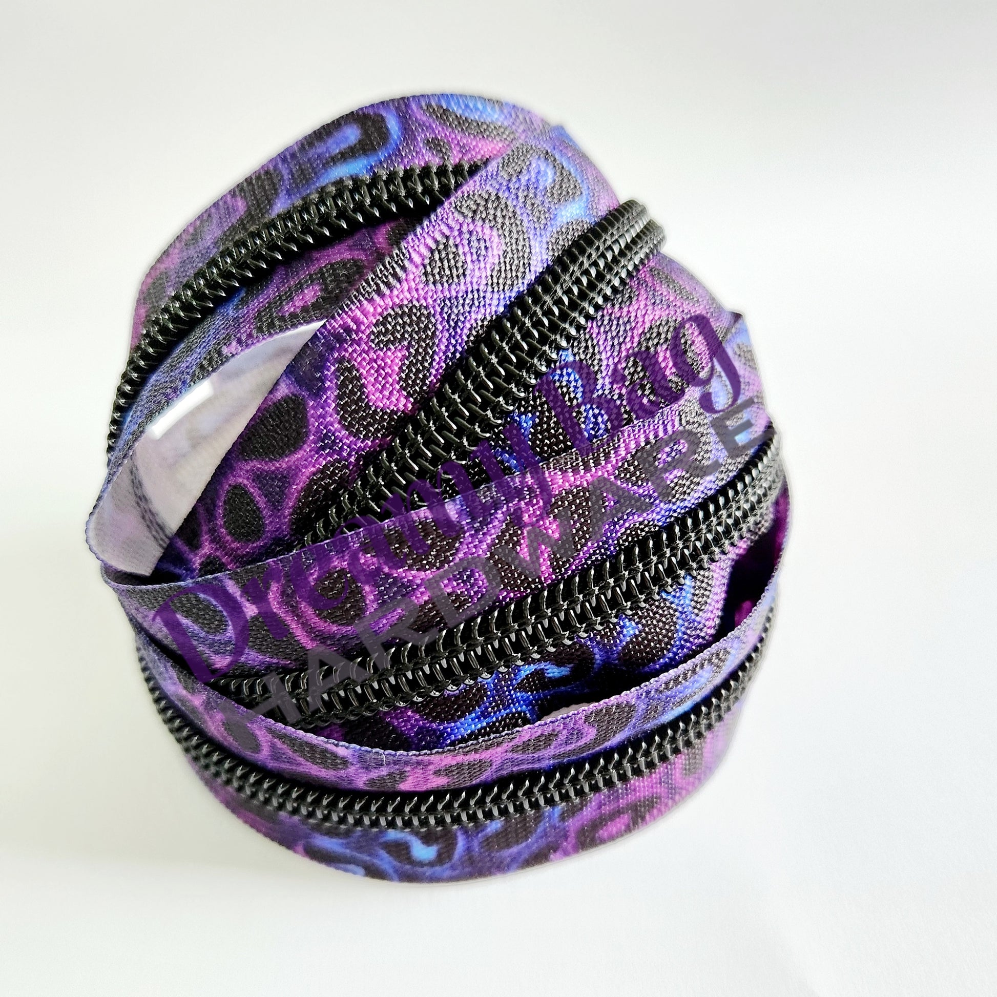 #5 Zipper tape Bright Neon Rainbow Styles with nylon teeth