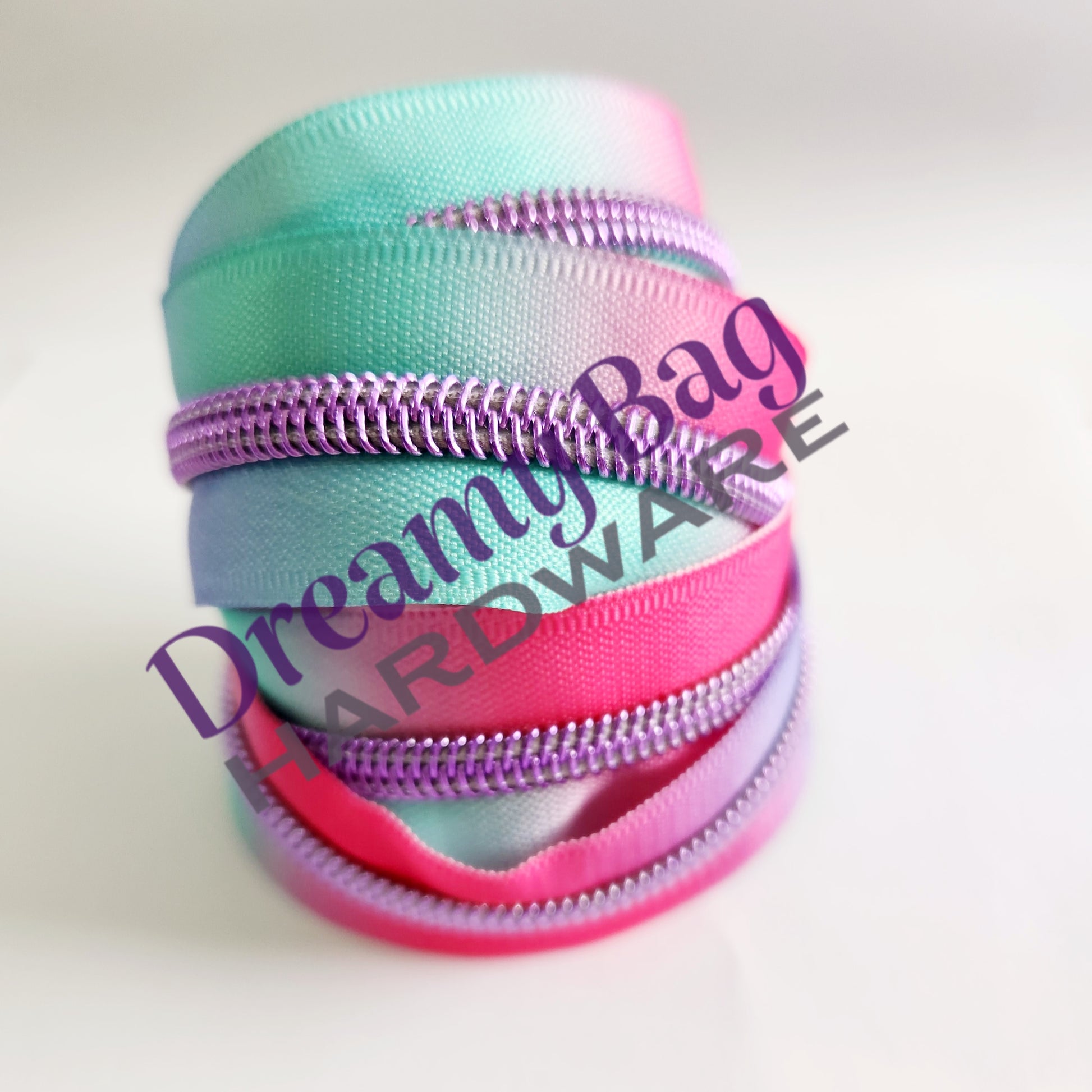 #5 Zipper tape Fairy Floss styles with nylon teeth