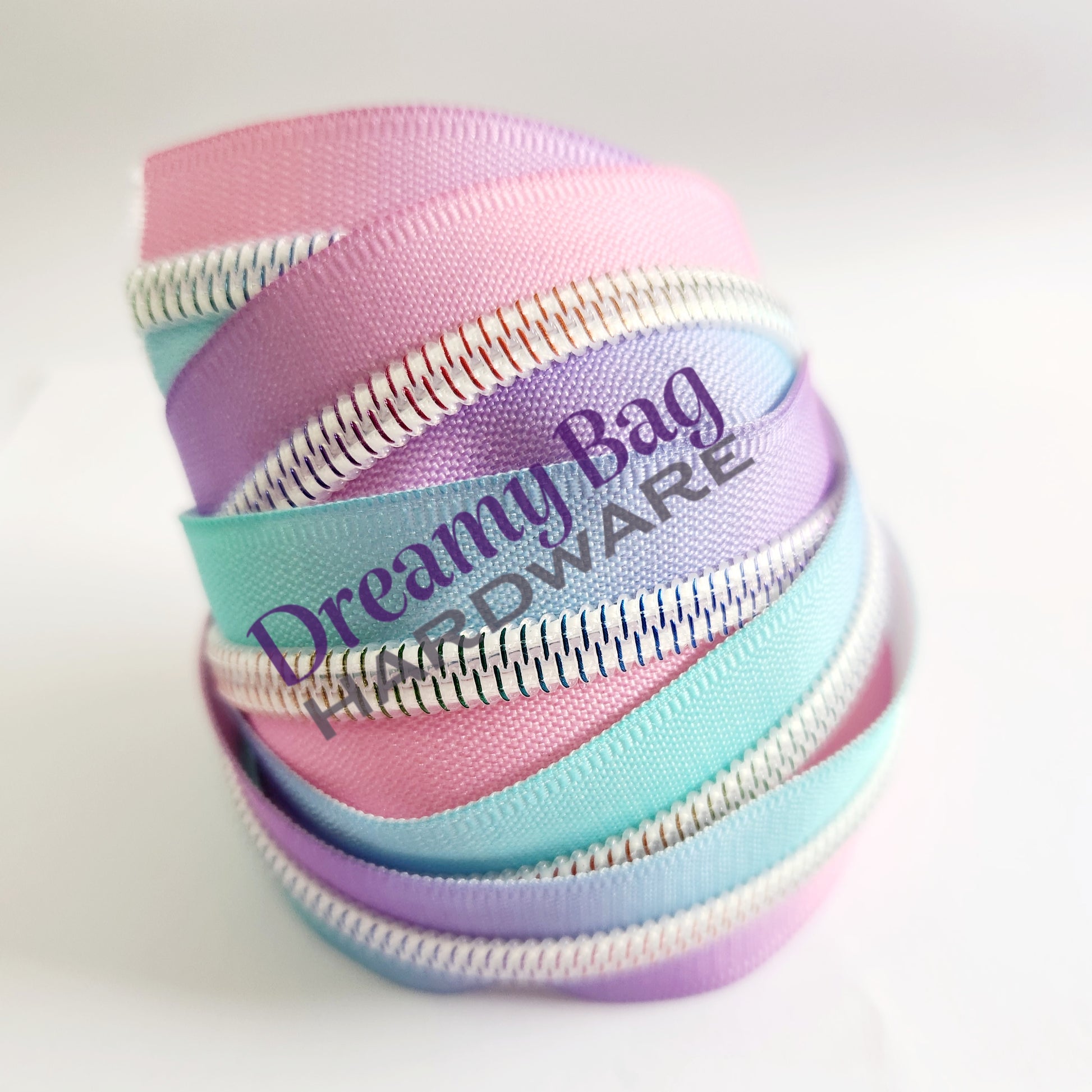 #5 Zipper tape Fairy Floss styles with nylon teeth