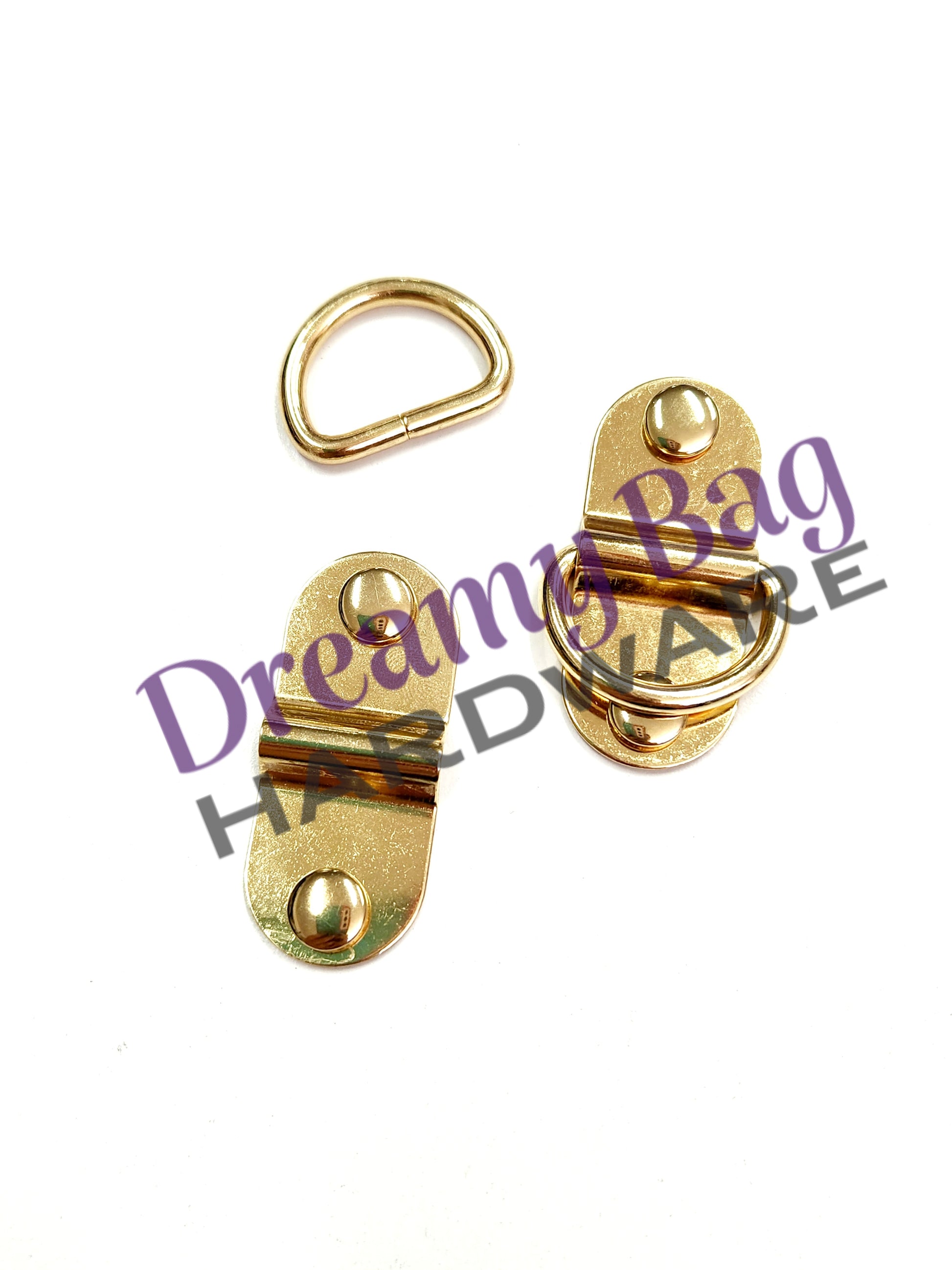 20mm ( 3/4") D Ring Strap Plates