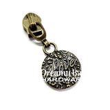 #5 Zipper Pull LOVE Leopard