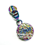 #5 Zipper Pull LOVE Leopard