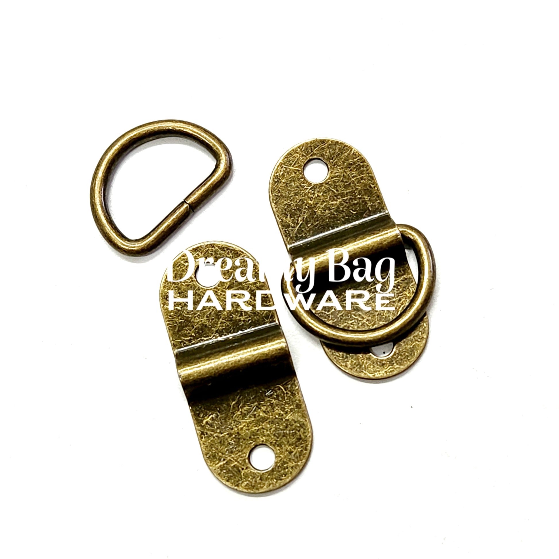 20mm ( 3/4") D Ring Strap Plates