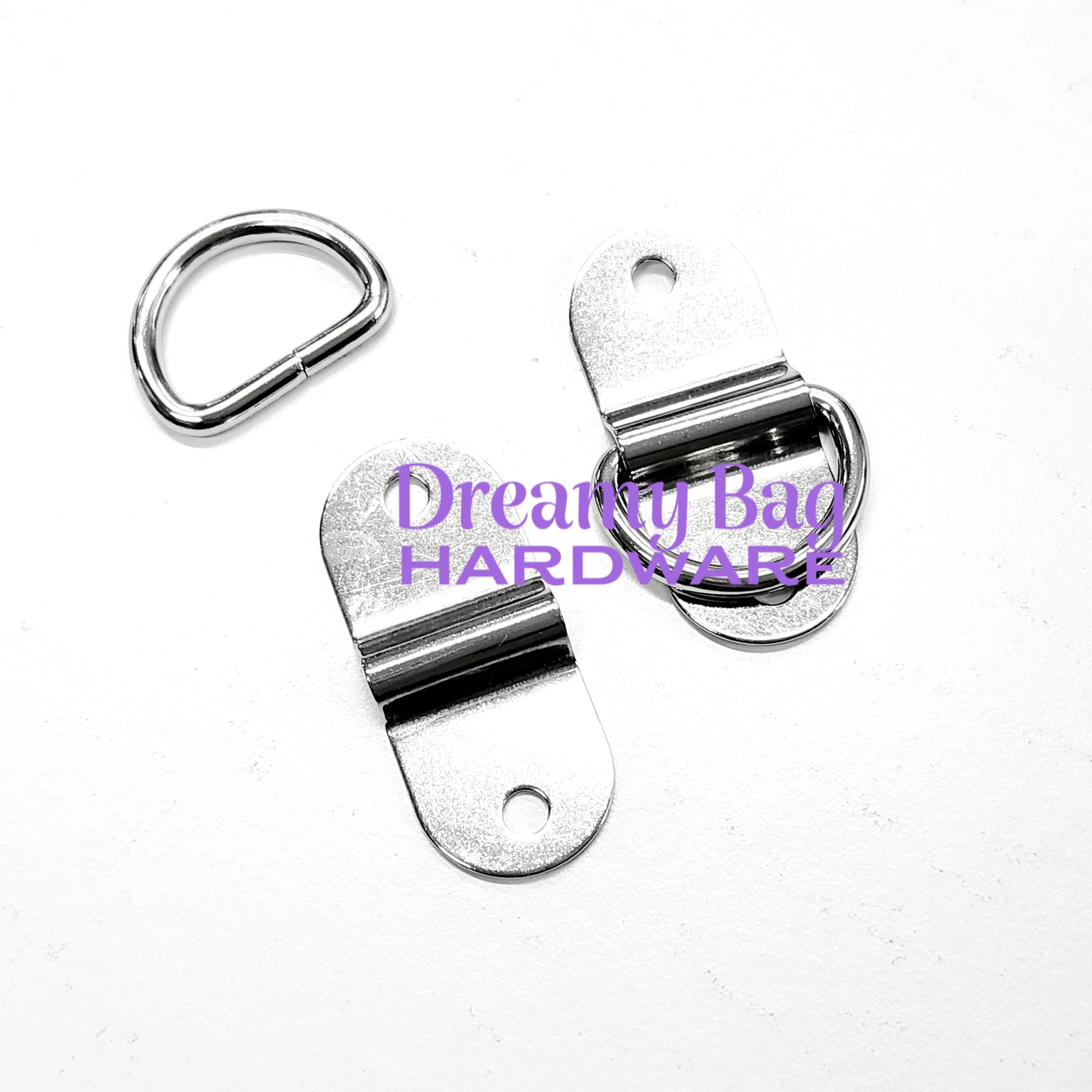 20mm ( 3/4") D Ring Strap Plates