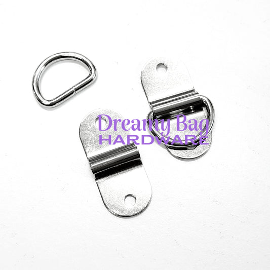 20mm ( 3/4") D Ring Strap Plates
