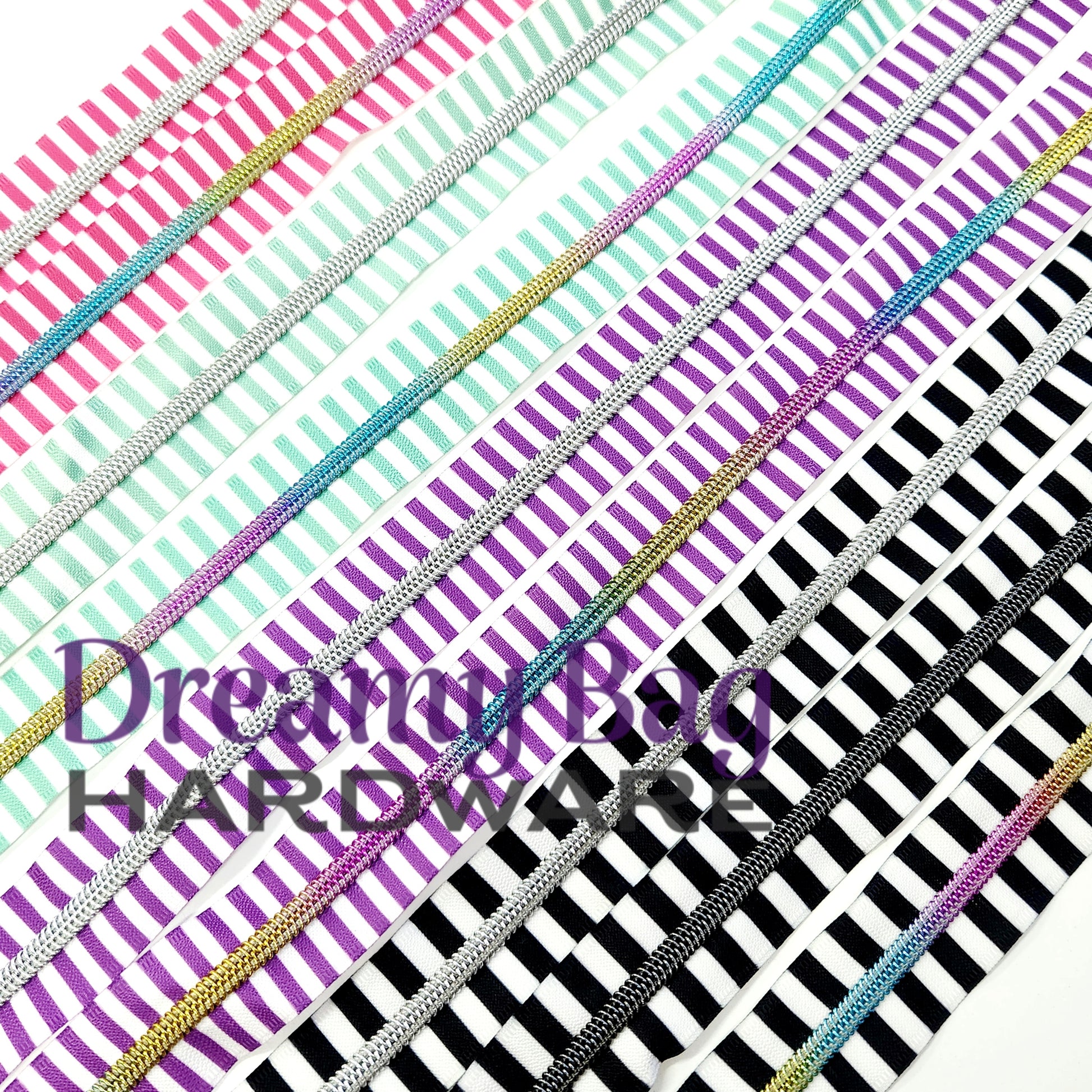 #5 Zipper Tape Striped Tape with Nylon teeth