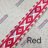 38mm (1.5") Woven Design Cotton Canvas Webbing