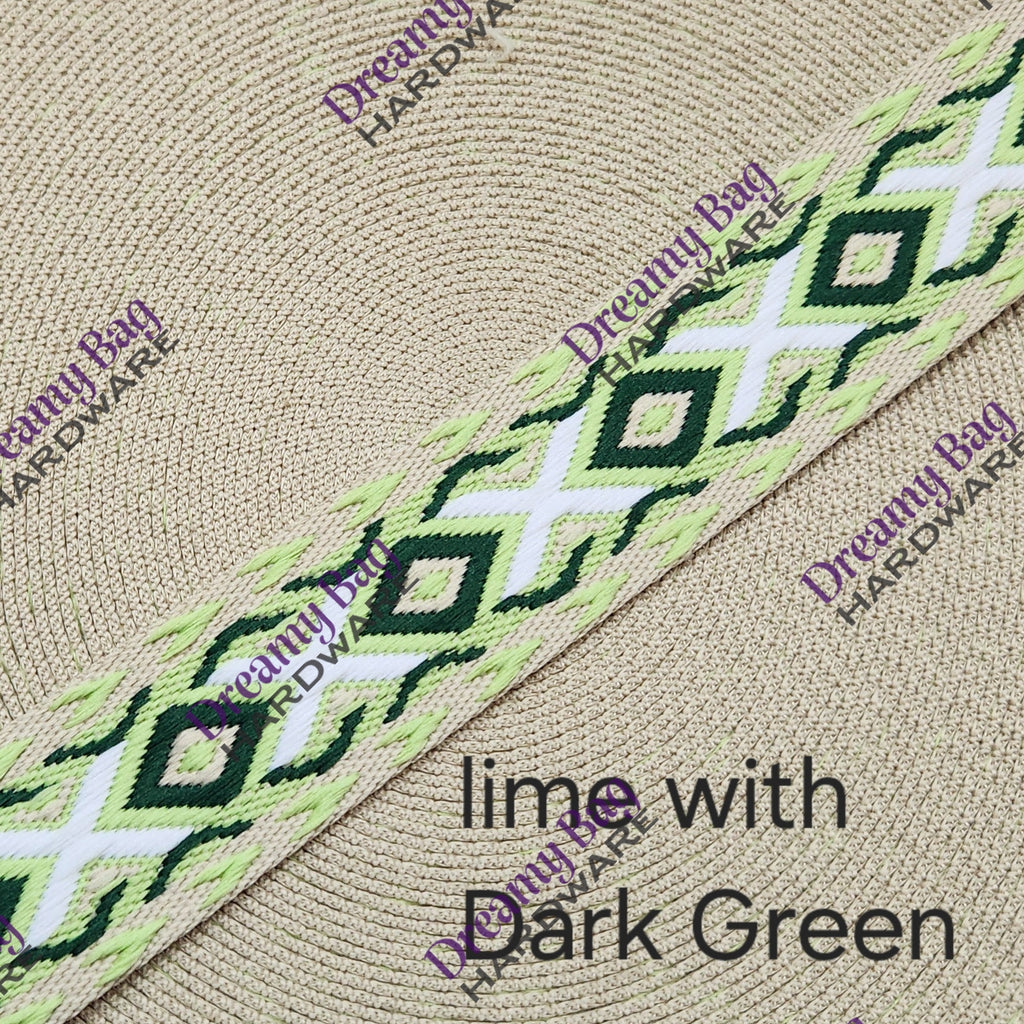 38mm (1.5") Woven Xris Xros Cotton Canvas Webbing