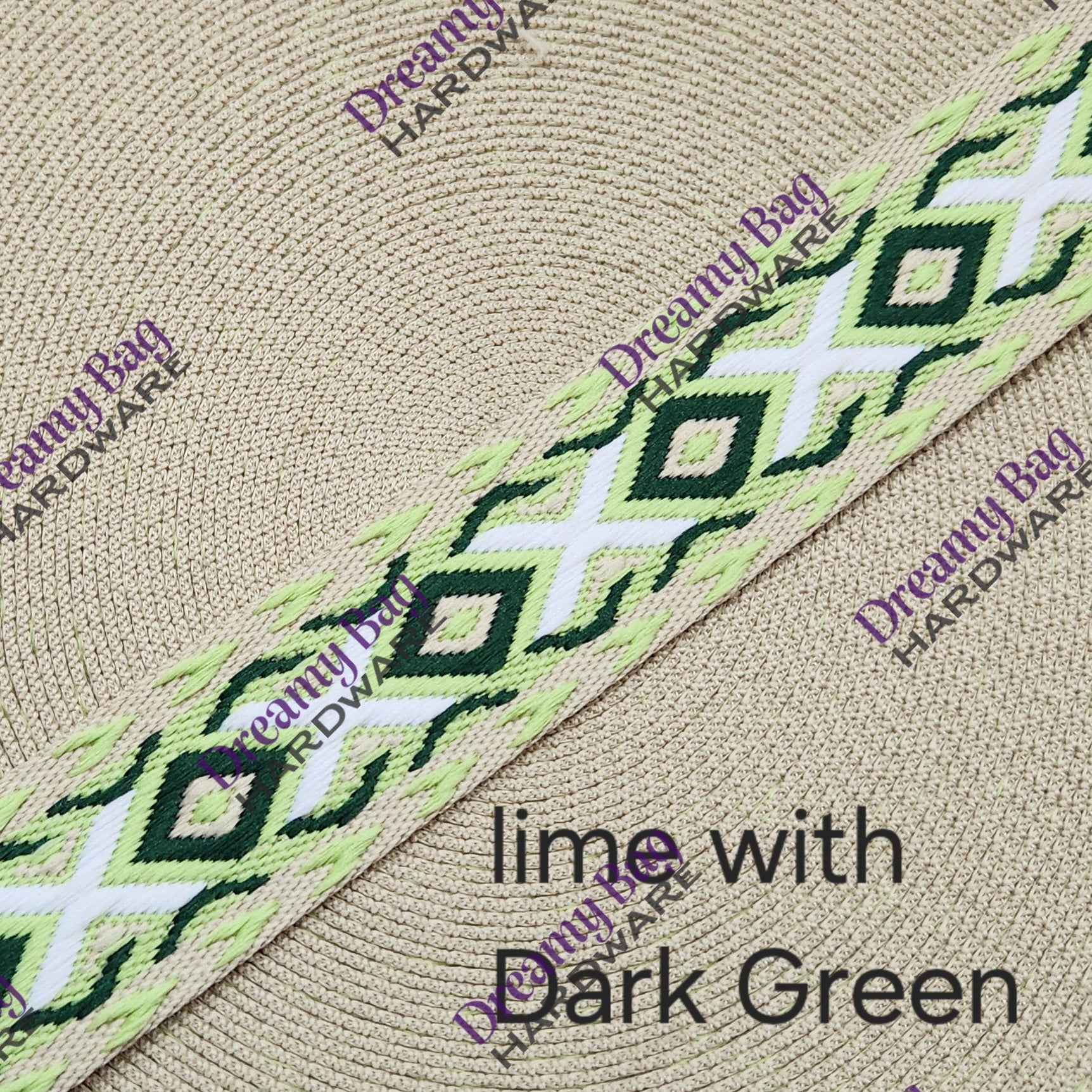 38mm (1.5") Woven Xris Xros Cotton Canvas Webbing