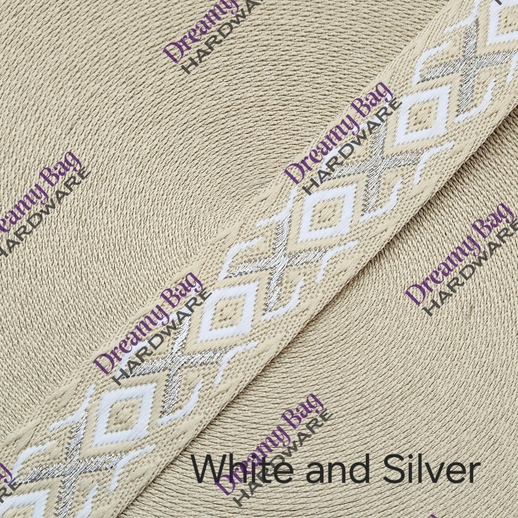 38mm (1.5") Woven Xris Xros Cotton Canvas Webbing