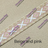 38mm (1.5") Woven Design Cotton Canvas Webbing