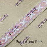 38mm (1.5") Woven Design Cotton Canvas Webbing