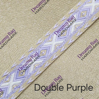 38mm (1.5") Woven Design Cotton Canvas Webbing