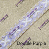 38mm (1.5") Woven Design Cotton Canvas Webbing