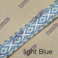 38mm (1.5") Woven Design Cotton Canvas Webbing