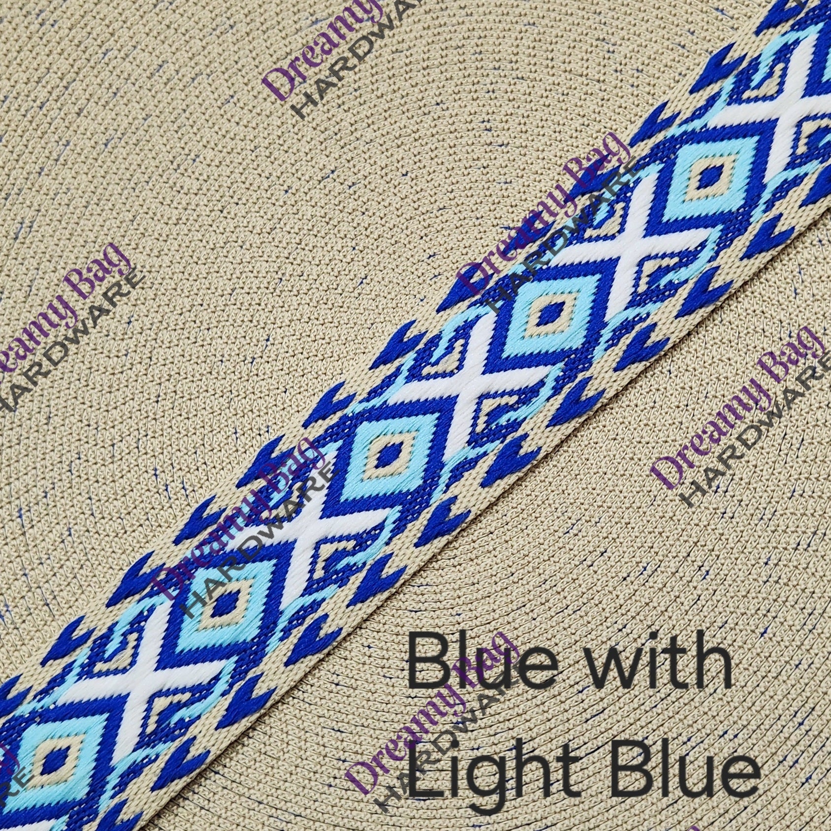 38mm (1.5") Woven Xris Xros Cotton Canvas Webbing
