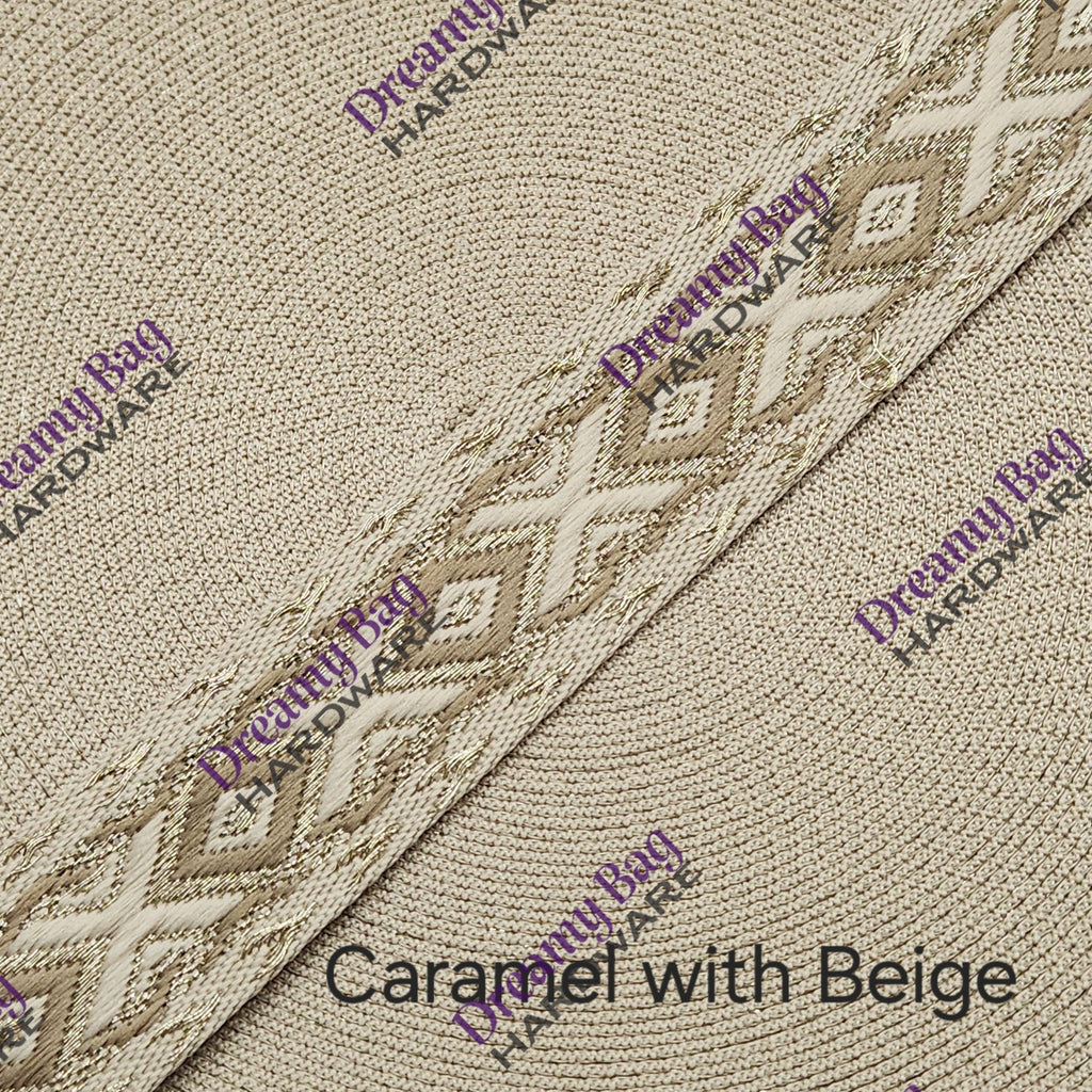 38mm (1.5") Woven Xris Xros Cotton Canvas Webbing