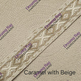 38mm (1.5") Woven Design Cotton Canvas Webbing