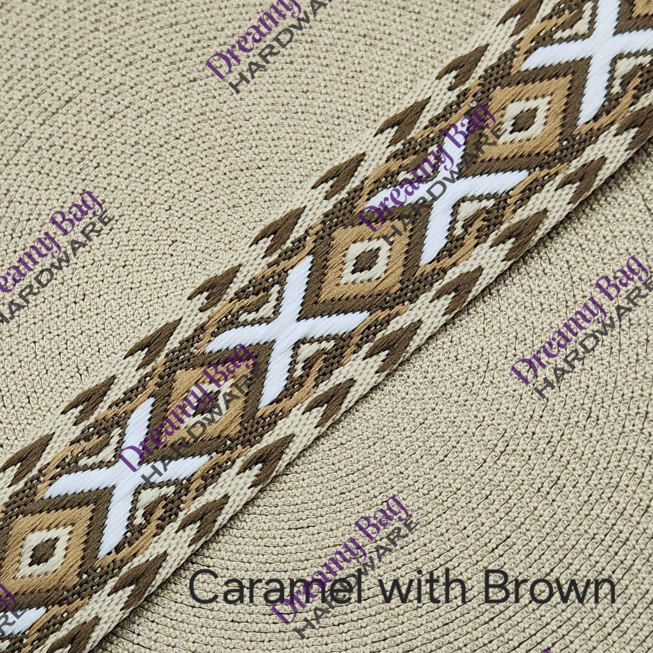38mm (1.5") Woven Xris Xros Cotton Canvas Webbing