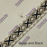 38mm (1.5") Woven Design Cotton Canvas Webbing