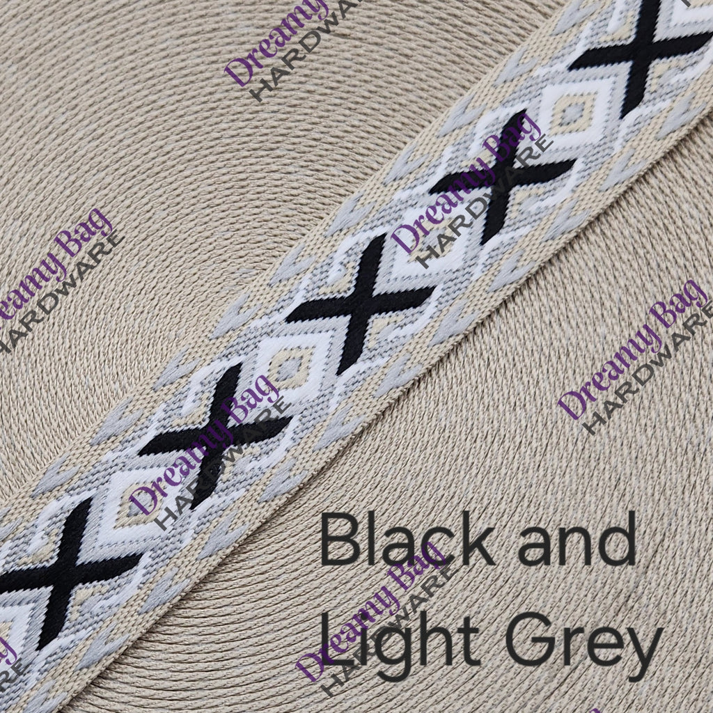 38mm (1.5") Woven Xris Xros Cotton Canvas Webbing