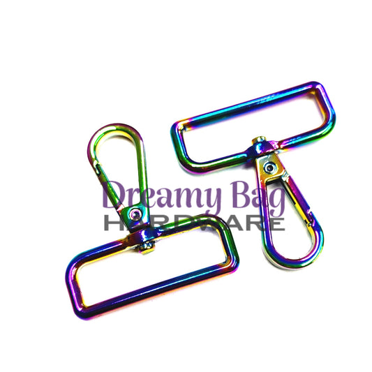 38mm (1.5") Swivel Snap Clips, Rectangle Strap Connector