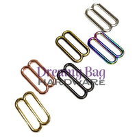 38 mm (1,5") slanke ovale trippelskyverringer (for sikkerhetsbelte)