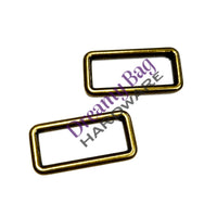 38 mm (1,5") solide rektangulære ringer