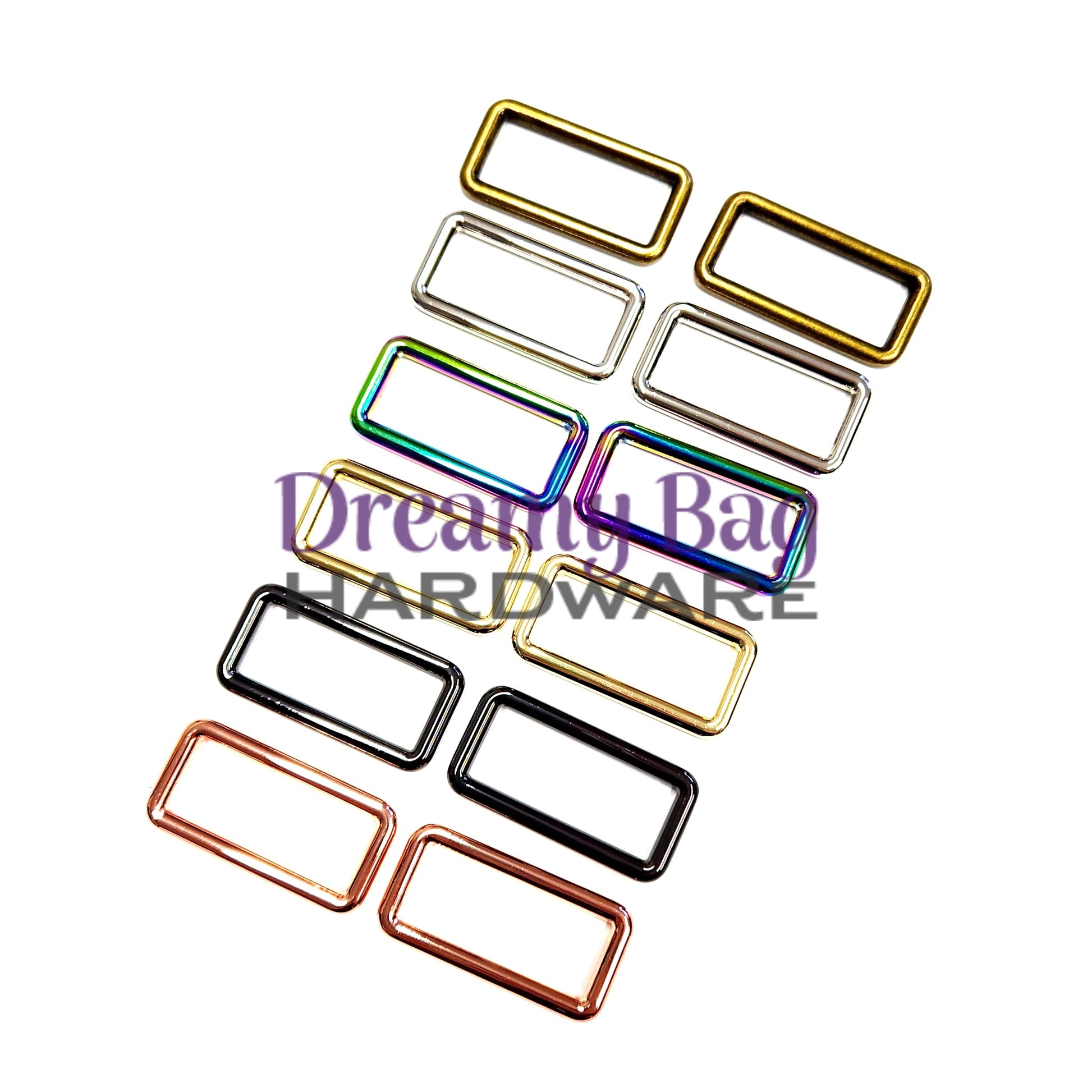 38mm (1.5") Solid Rectangle rings