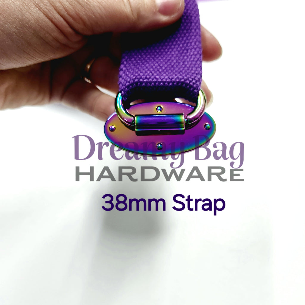 25 mm -38 mm oval baksidet stroppkobling