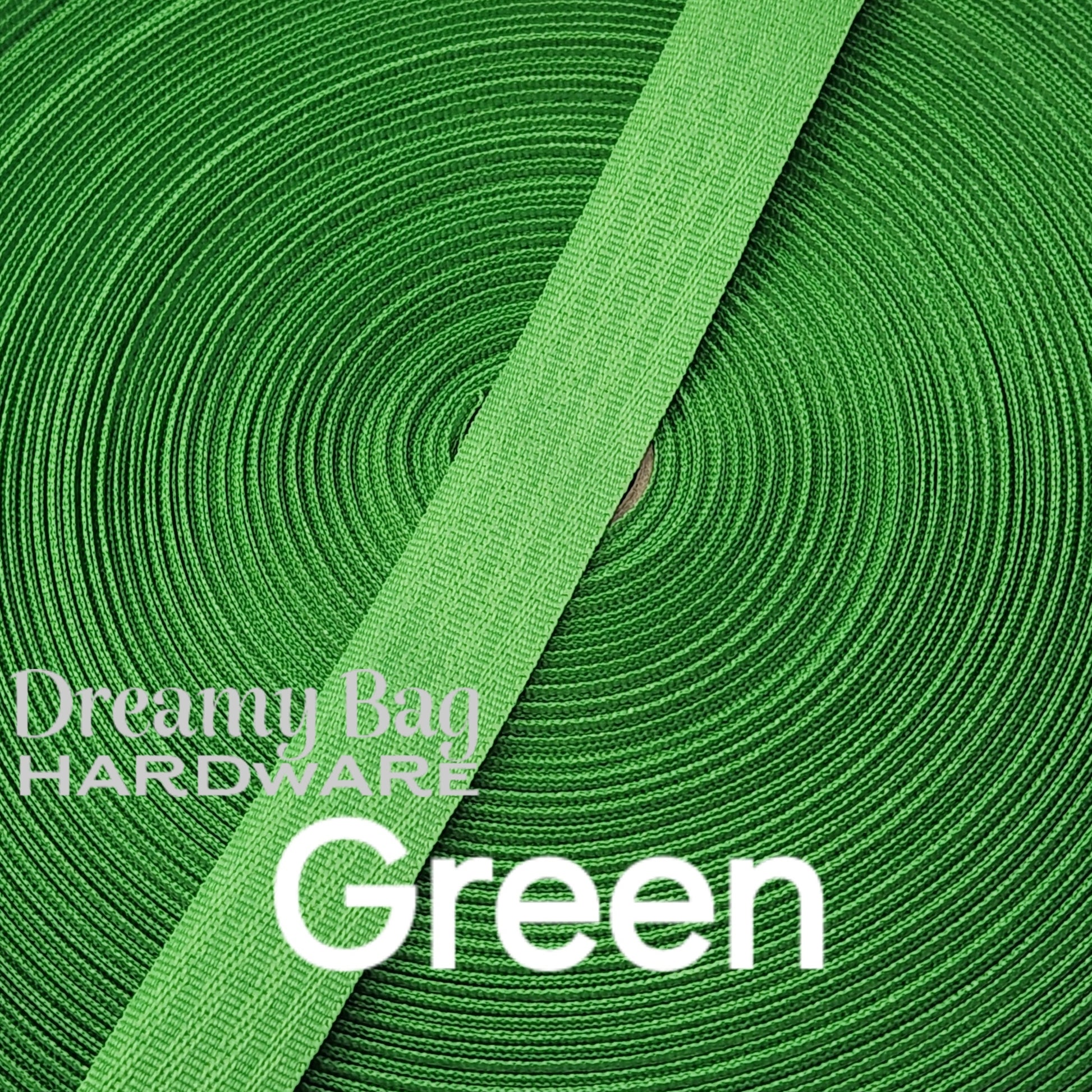 25mm (1") Binding Poly Green Colours