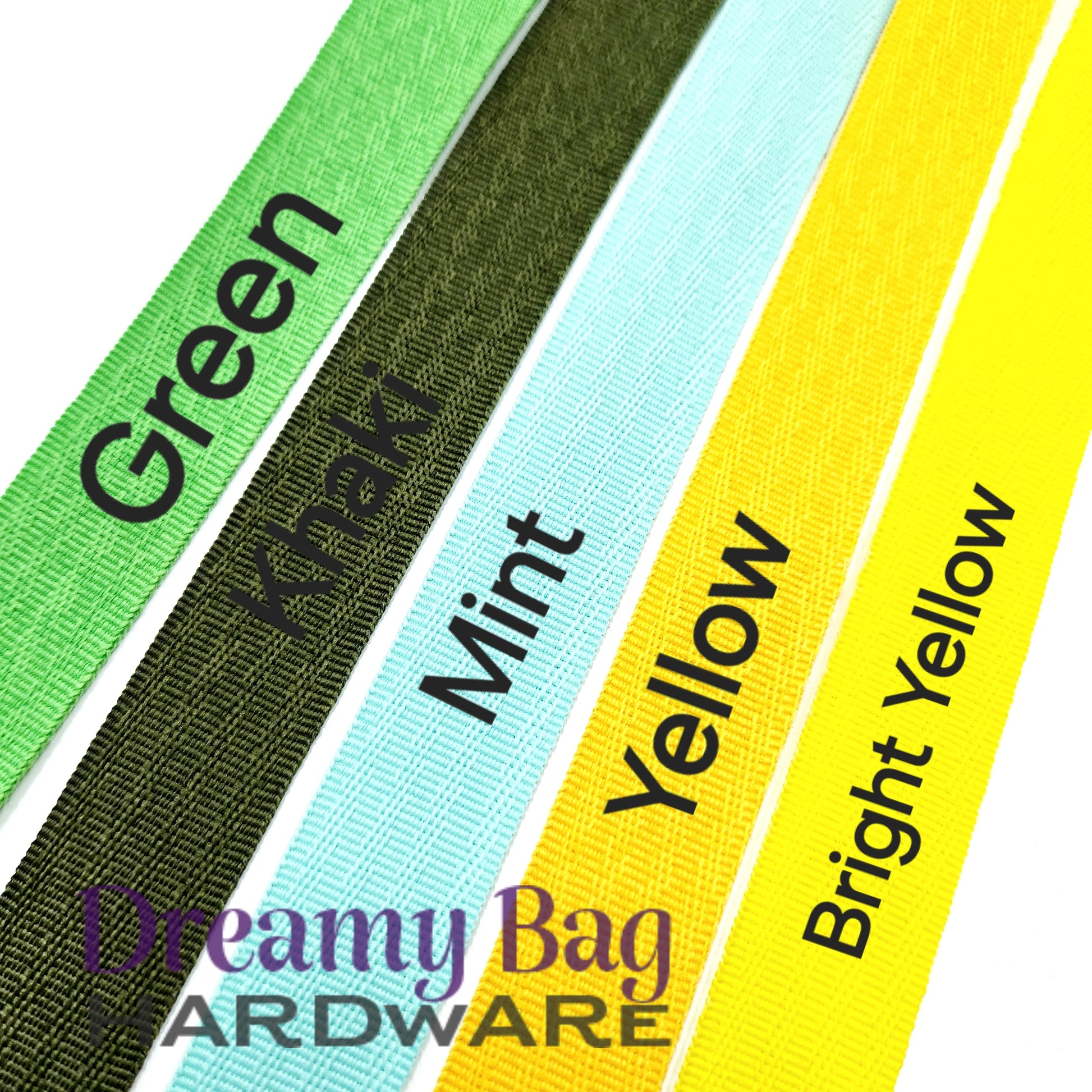 25mm (1") Binding Poly Green Colours
