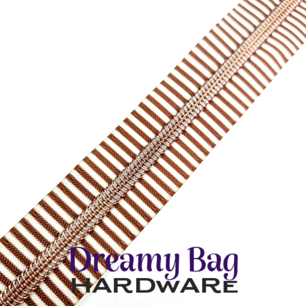 #5 Zipper Tape Thin Stripe Tape with Nylon teeth