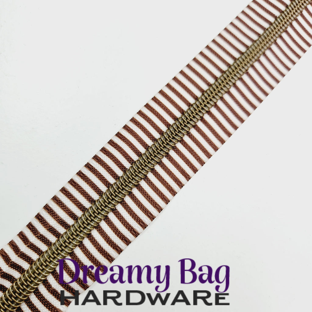 #5 Zipper Tape Thin Stripe Tape with Nylon teeth
