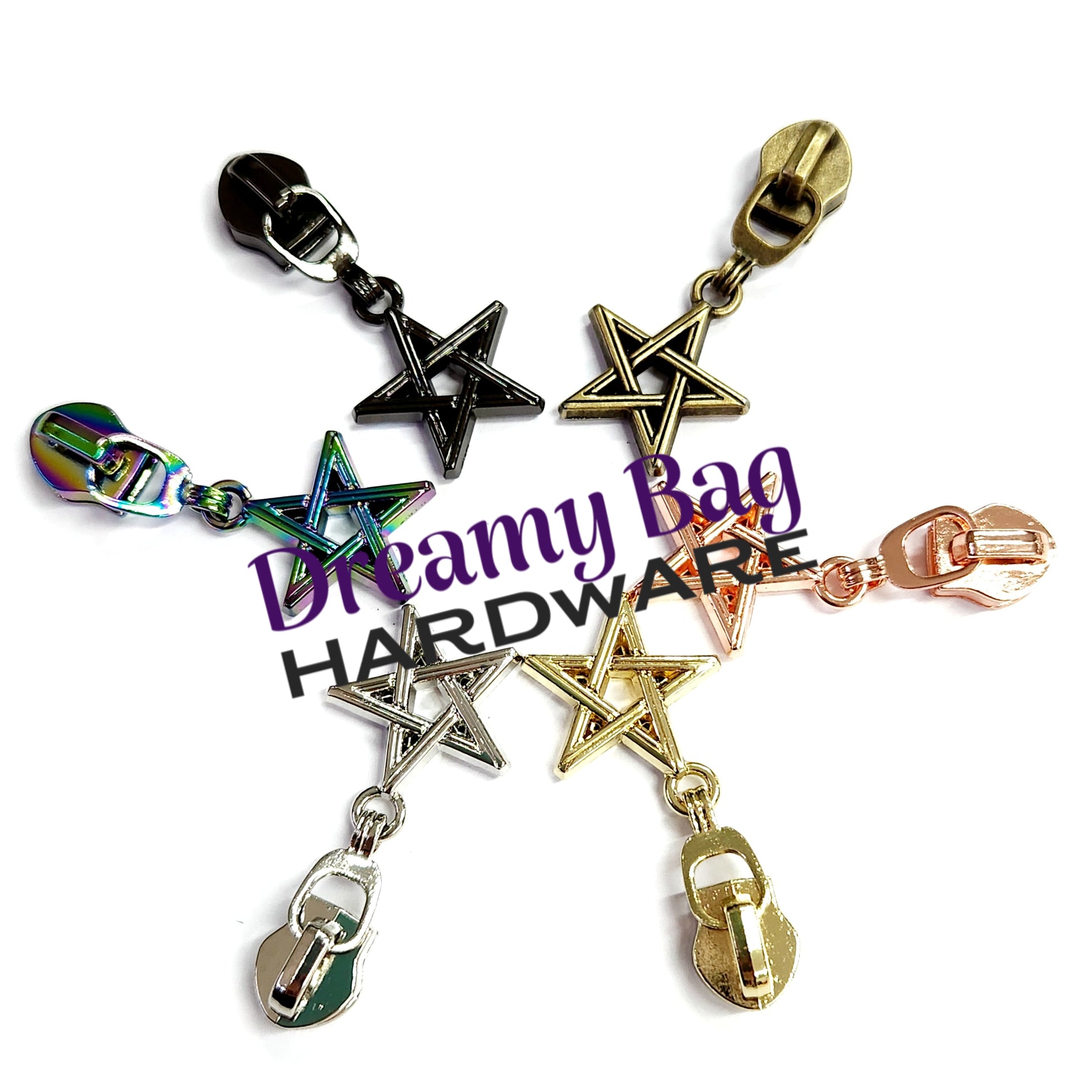 #5 Zipper Pull Star ( Custom Designed)